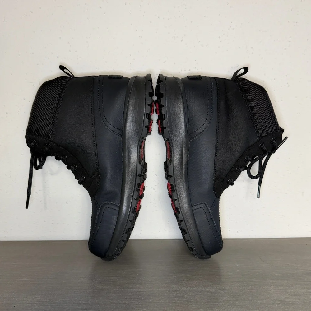 UGG Men's Emmett Duck Boots Waterproof Snow Black Leather High Top Size US 8
